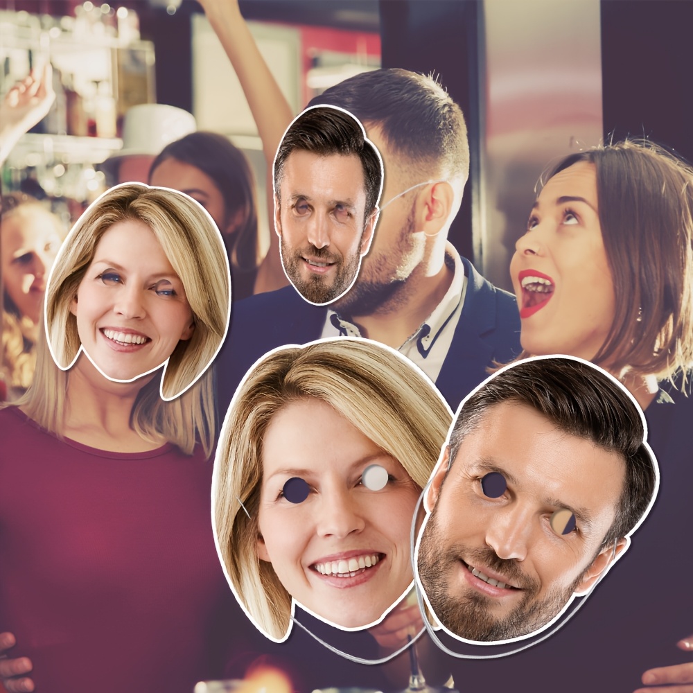 Party Games Bachelorette - Personalizowana maska na twarz z własnym