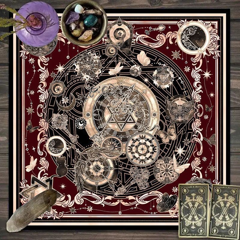 Obrus na Tarota z Wzorami Zodi – Zodiac Party Games recenzja i cena