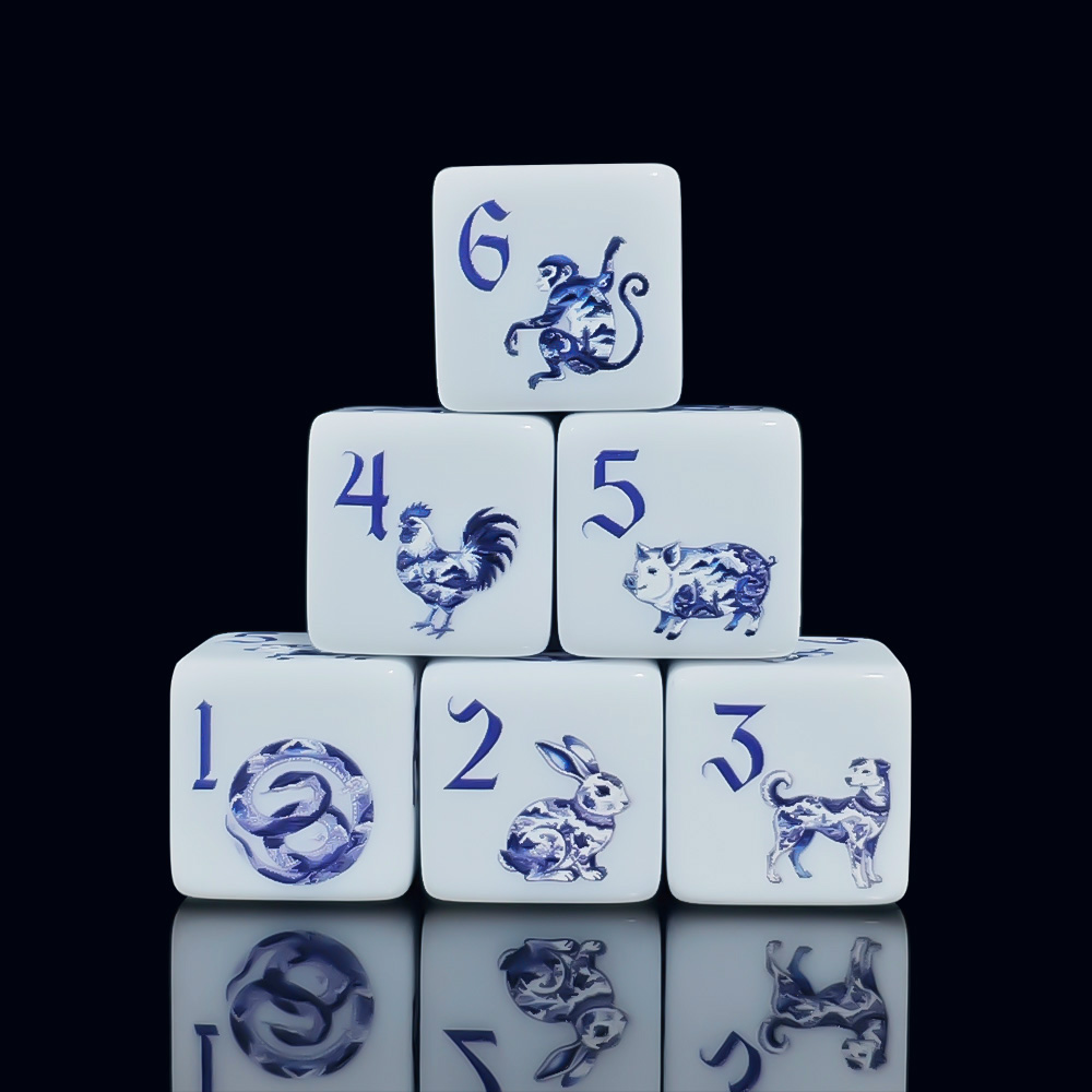 12 szt. 16MM D6 Akrylowe Kostk – Zodiac Party Games recenzja i cena