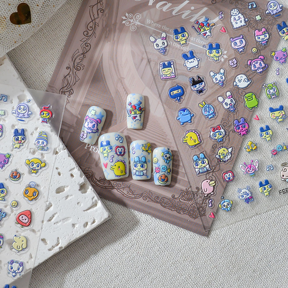 Nowe naklejki na paznokcie Tam – Bandai Model Tamagotchi recenzja i cena