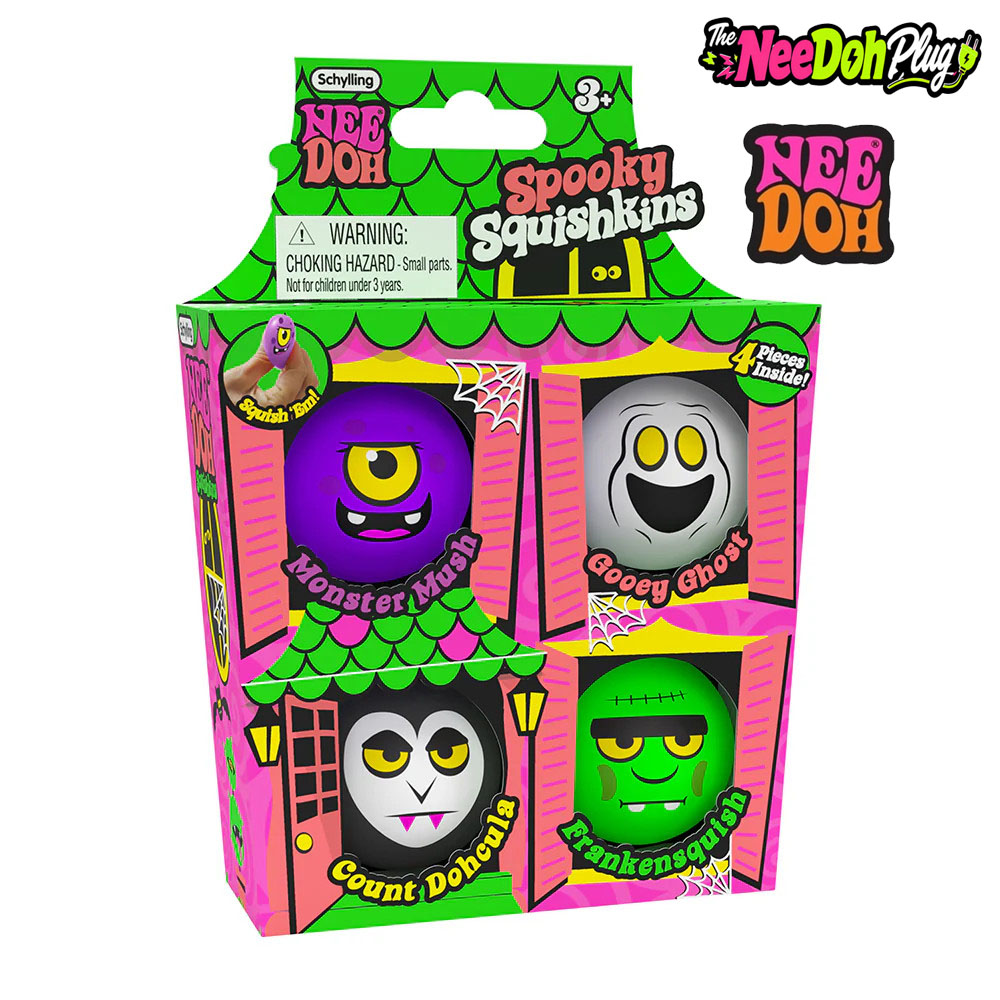 Schylling NeeDoh Halloween Min – Party Games Mini recenzja i cena