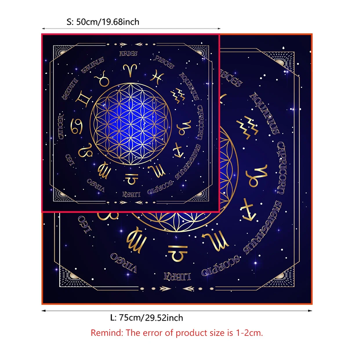 Koło zodiaku Tarot Obrus Manda – Zodiac Party Games recenzja i cena