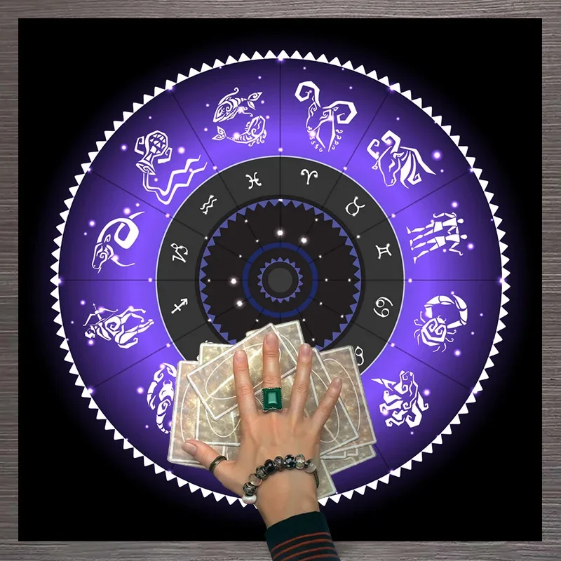Mata do tarota fioletowa z mot – Zodiac Party Games recenzja i cena